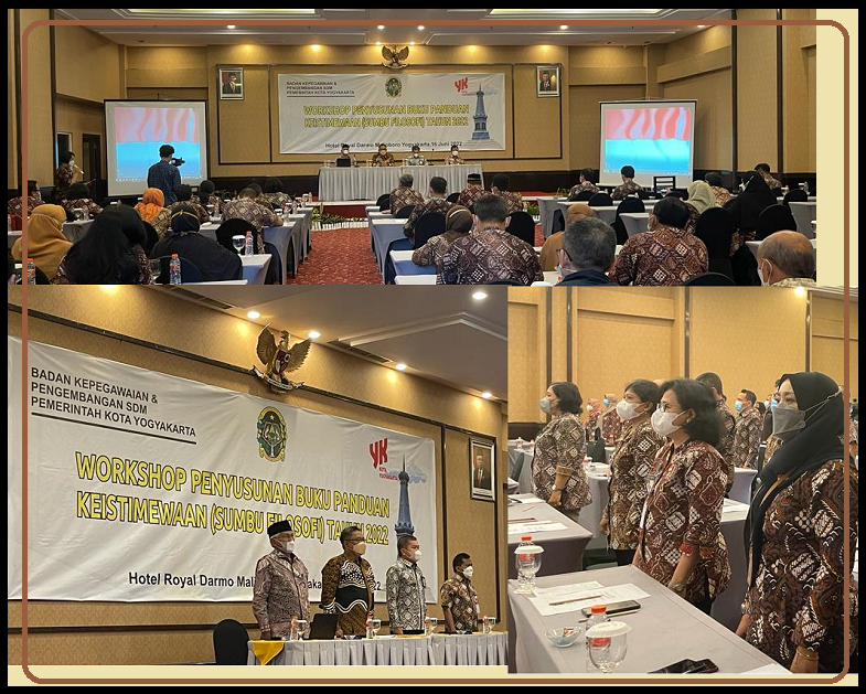 WORKSHOP PENYUSUNAN BUKU PANDUAN KEISTIMEWAAN (SUMBU FILOSOFI) YOGYAKARTA