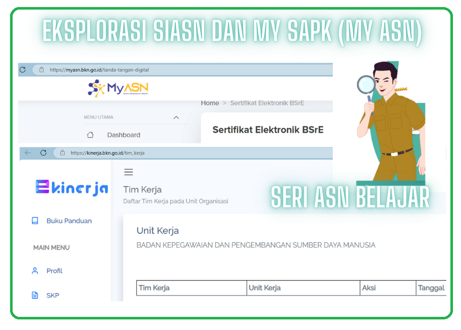 ASN yang Lebih Efisien: Eksplorasi SIASN dan MY SAPK (My ASN)