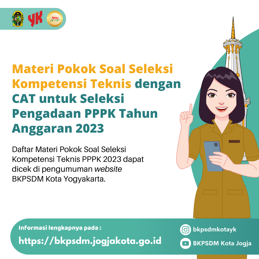Materi Pokok Soal Seleksi Kompetensi Teknis dengan CAT untuk Seleksi Pengadaan PPPK Tahun Anggaran 2023