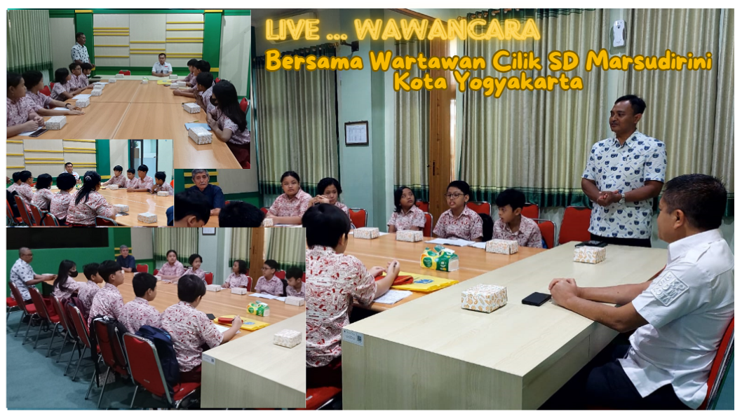 Program Warcil 2024: Wartawan Cilik SD Marsudirini Kunjungi BKPSDM Kota Yogyakarta