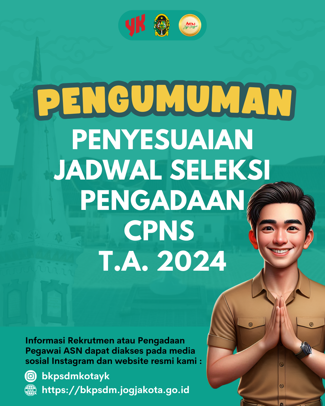 PENGUMUMAN PENYESUAIAN JADWAL PENGADAAN CPNS TA 2024