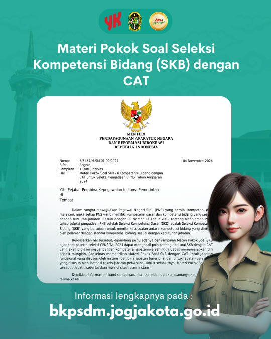 Materi Pokok SKB dengan CAT Pengadaan CPNS TA 2024